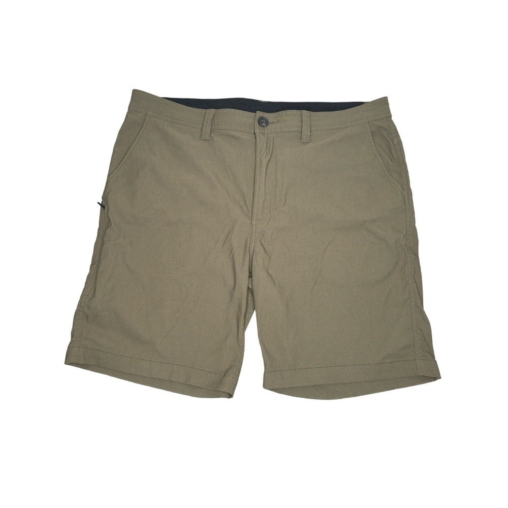 Prana Zion Shorts 38 Olive Green 9" Climbing Outdoor Mens Gorpcore